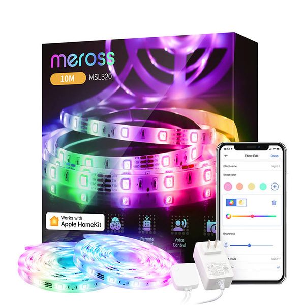 Chytrý světelný pásek Wi-Fi MSL320 Meross (HomeKit)