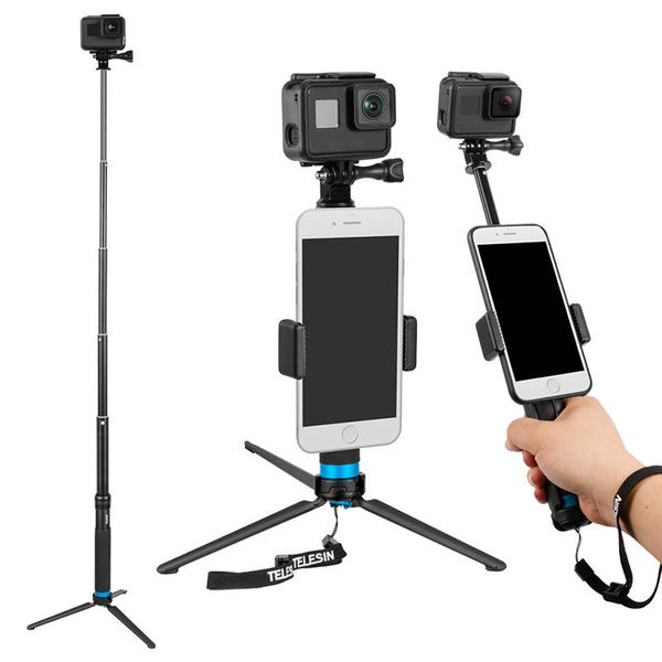 Selfie stick / stativ Telesin pro akční kamery (GP-MNP-090-S)